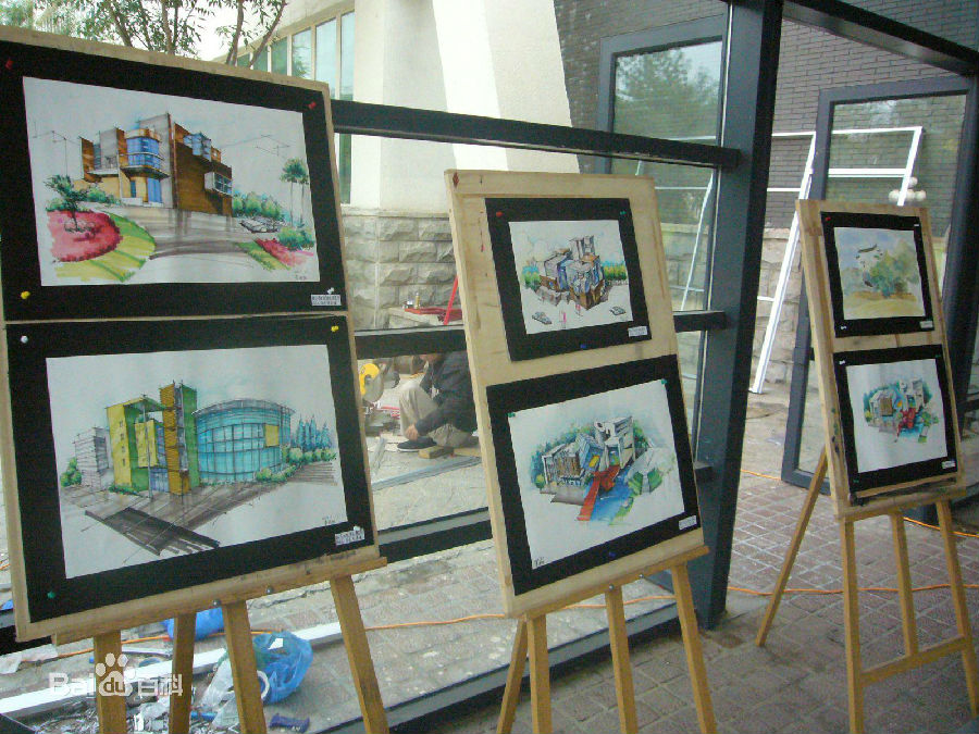 学生建筑画作品.jpg